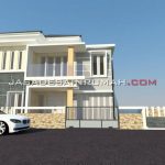 Desain Rumah Besar Elegan Minimalis 2 Lantai di Kupang