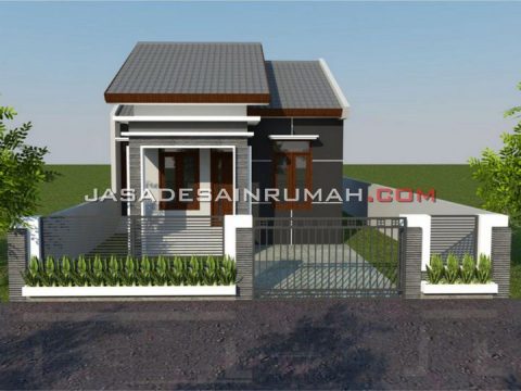 Desain Rumah Kecil Sederhana Luas Bangunan 36 m2