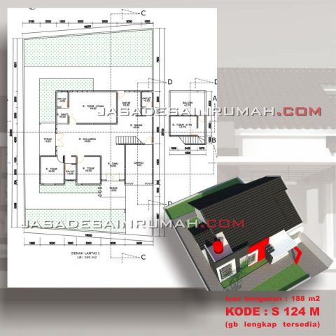 Denah Design Rumah Minimalis 4 Kamar