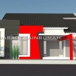 Design Rumah Simple Modern Minimalis 4 Kamar di Langsa