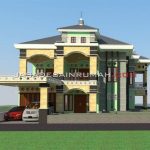 Desain Rumah Mewah 2 Lantai Ukuran Besar Megah di Riau