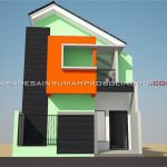 Desain Rumah Kos 2 Lantai Minimalis 12 Kamar Tanah Asimetris