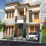 Desain Rumah 2 Lantai Gaya Tropis Menawan Nan Elegan