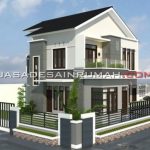 Desain Rumah Indah Menawan 2 Lantai di Pekanbaru