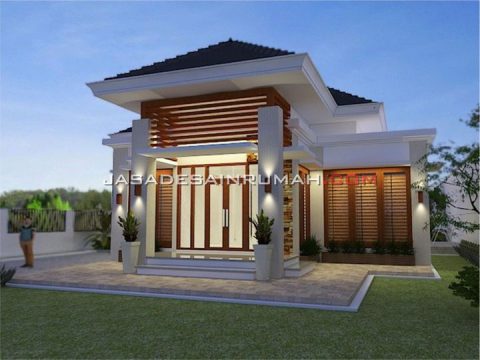 Desain Rumah Mewah Gaya Tropis