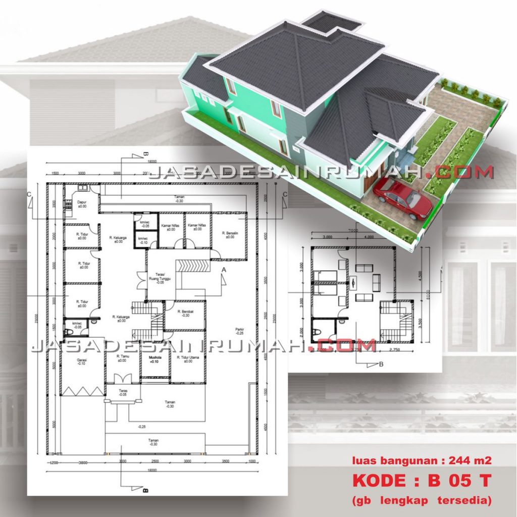 Rumah dan klinik alternatif 2 | Jasa Desain RumahJasa Desain Rumah