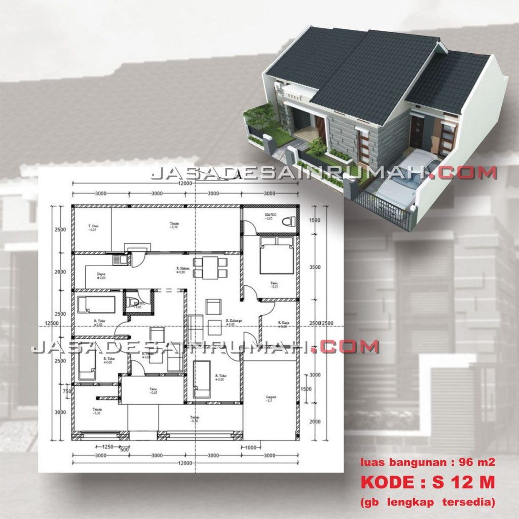 Variasi Tampak Rumah Simple Modern 