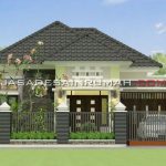 Rumah Tropis Penampilan Menawan Tanah Memanjang ke Belakang di Pangandaran
