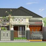 Desain Griya Menawan Atap Limas Lahan Memanjang ke Belakang