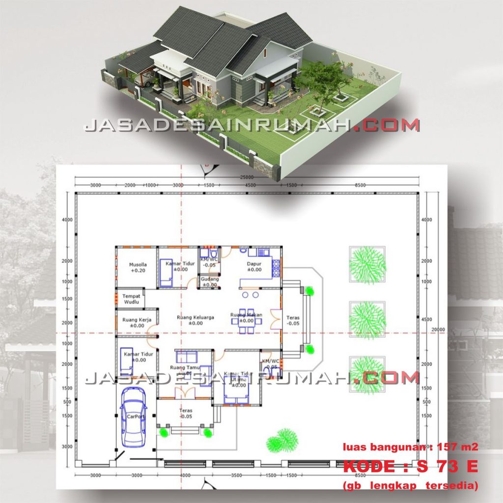 Rumah Indah Elegan di Sorong | Jasa Desain RumahJasa Desain Rumah