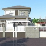 Rumah Minimalis  2 Lantai Atap Limasan di Cimahi