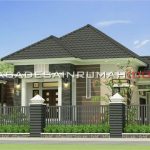 Rumah Minimalis Atap Limasan 3 Kamar 2 Teras di Ternate
