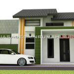 Desain Tampak dan Denah Rumah Minimalis Tipe 45 di Probolinggo