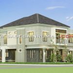Rumah Besar Modern 2 Lantai Hook 2 Muka 2 Carport