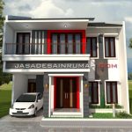 Desain Rumah Minimalis 2 Lantai Tanah 10×10 meter di Jaktim