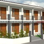 Desain Kos-Kosan Rumah Petak 10 Unit Minimalis 2 Lantai